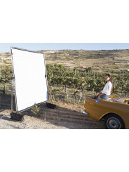 Skylite Rapid Cover groß 2 x 2m silber/weiß Lastolite von Manfrotto - Für den Location-Fotografen Kompatibel mit Rapid-Gestellen