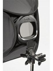 Ezybox Hotshoe 38 x 38cm + Bracket Lastolite by Manfrotto - 
Softbox for hotshoe flashgun
Adjustable bracket for different sized