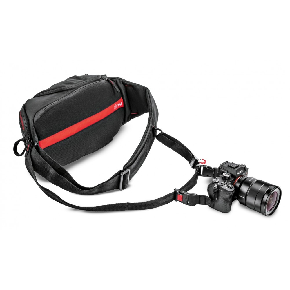 Pro Light FastTrack-8 sling bag Manfrotto - 
2-in-1 sling bag plus camera sling strap
Perfect for premium CSC like Sony A7 or A9