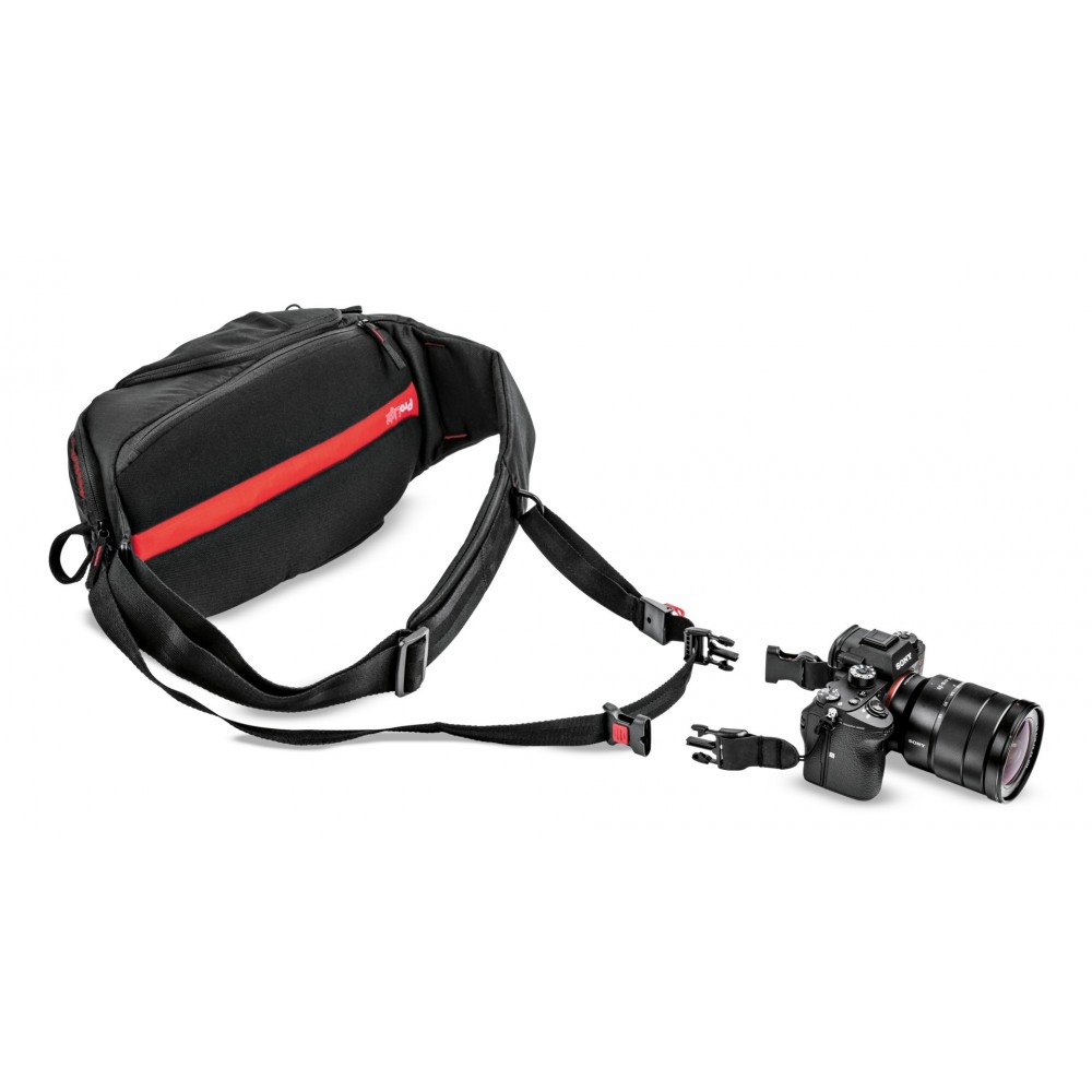 Pro Light FastTrack-8 sling bag Manfrotto - 
2-in-1 sling bag plus camera sling strap
Perfect for premium CSC like Sony A7 or A9