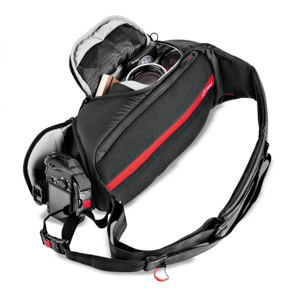 Pro Light FastTrack-8 sling bag Manfrotto - 
2-in-1 sling bag plus camera sling strap
Perfect for premium CSC like Sony A7 or A9