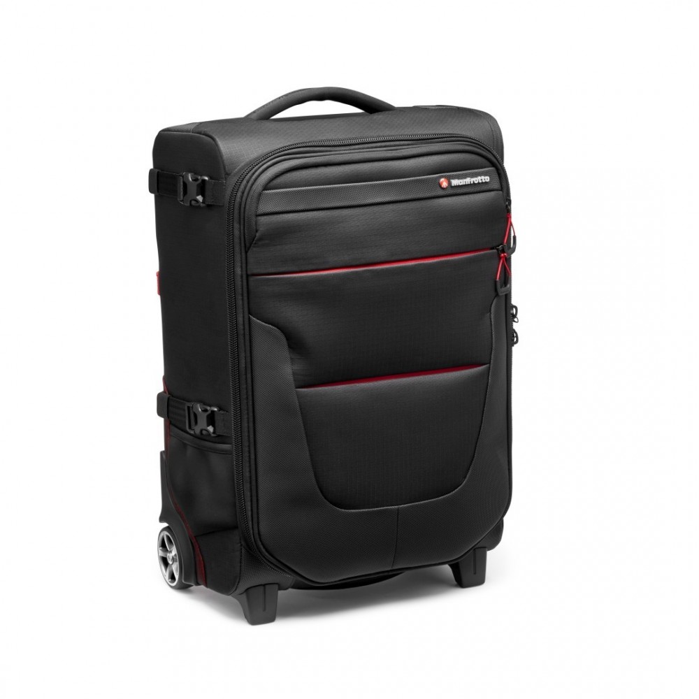 Pro Light Reloader Air-55 carry-on camera roller bag Manfrotto - 
Fits a Pro DSLR with 400/2.8 plus 3 lenses
Outer made from Pro