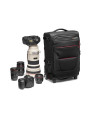 Pro Light Reloader Air-55 carry-on camera roller bag Manfrotto - 
Fits a Pro DSLR with 400/2.8 plus 3 lenses
Outer made from Pro