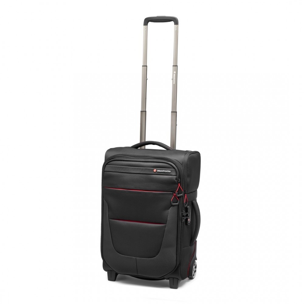 Pro Light Reloader Air-55 carry-on camera roller bag Manfrotto - 
Fits a Pro DSLR with 400/2.8 plus 3 lenses
Outer made from Pro