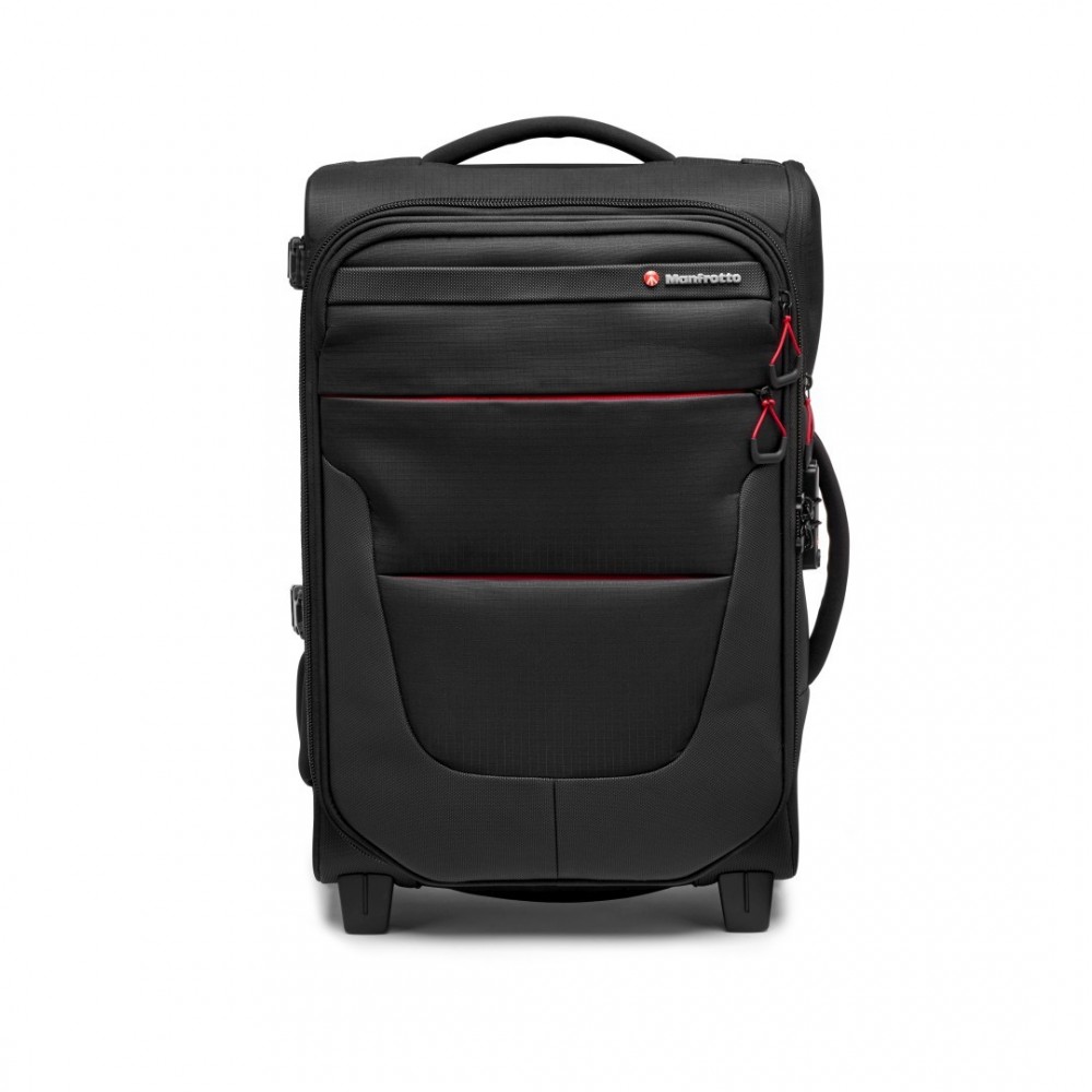 Pro Light Reloader Air-55 carry-on camera roller bag Manfrotto - 
Fits a Pro DSLR with 400/2.8 plus 3 lenses
Outer made from Pro