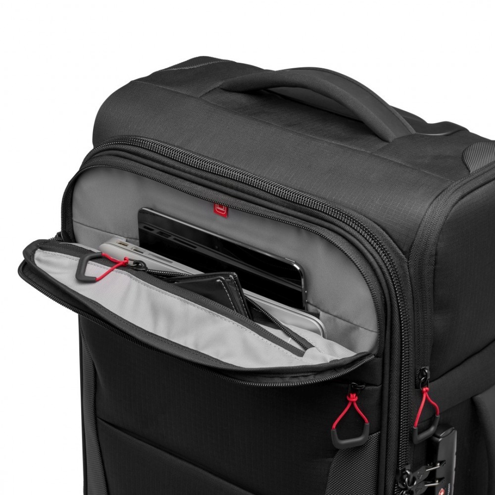 Pro Light Reloader Air-55 Handgepäck-Kamera-Rolltasche Manfrotto - Passend für eine Profi-DSLR mit 400/2,8 plus 3 Objektive Auße