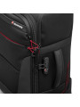 Pro Light Reloader Air-55 carry-on camera roller bag Manfrotto - 
Fits a Pro DSLR with 400/2.8 plus 3 lenses
Outer made from Pro