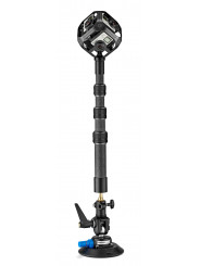 VR 360 Saugnapf mit Gelenk und Adapter Manfrotto - 
Saugnapf für flache, nicht poröse Oberflächen
Kugelgelenk zum Bewegen des 36