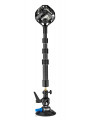 VR 360 Suction cup with joint and adapter Manfrotto - 
Suction cup for flat non-porous surfaces
Ball-joint socket to move the 36