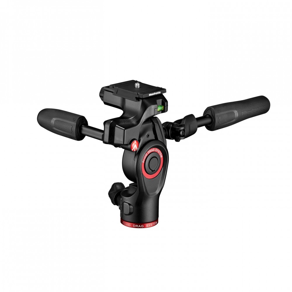 Befree 3-Way Live Tripod Head Manfrotto - 
High-performance photo/video head in an ultracompact size
Sturdy aluminium structure 