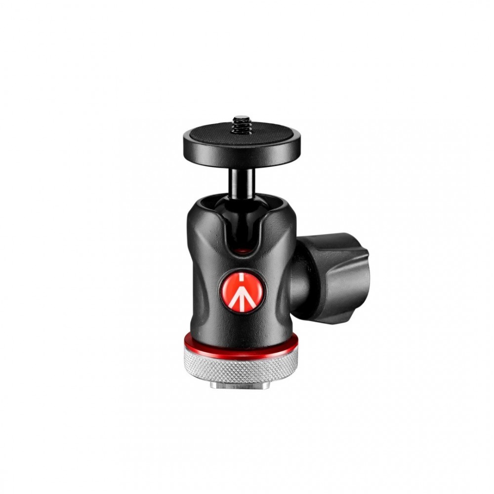 492 Centre Ball Head with Cold shoe mount Manfrotto - 
Tough and durable aluminium body
Standard cold shoe in aluminium for easy