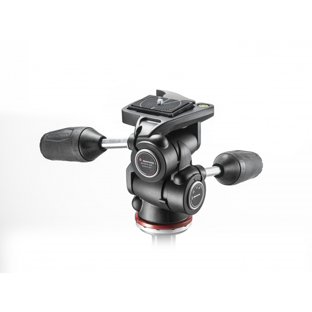 3 Way Tripod Head Mark II in Adapto with retractable levers Manfrotto - 
Independent axes control gives you perfect framing
Exte