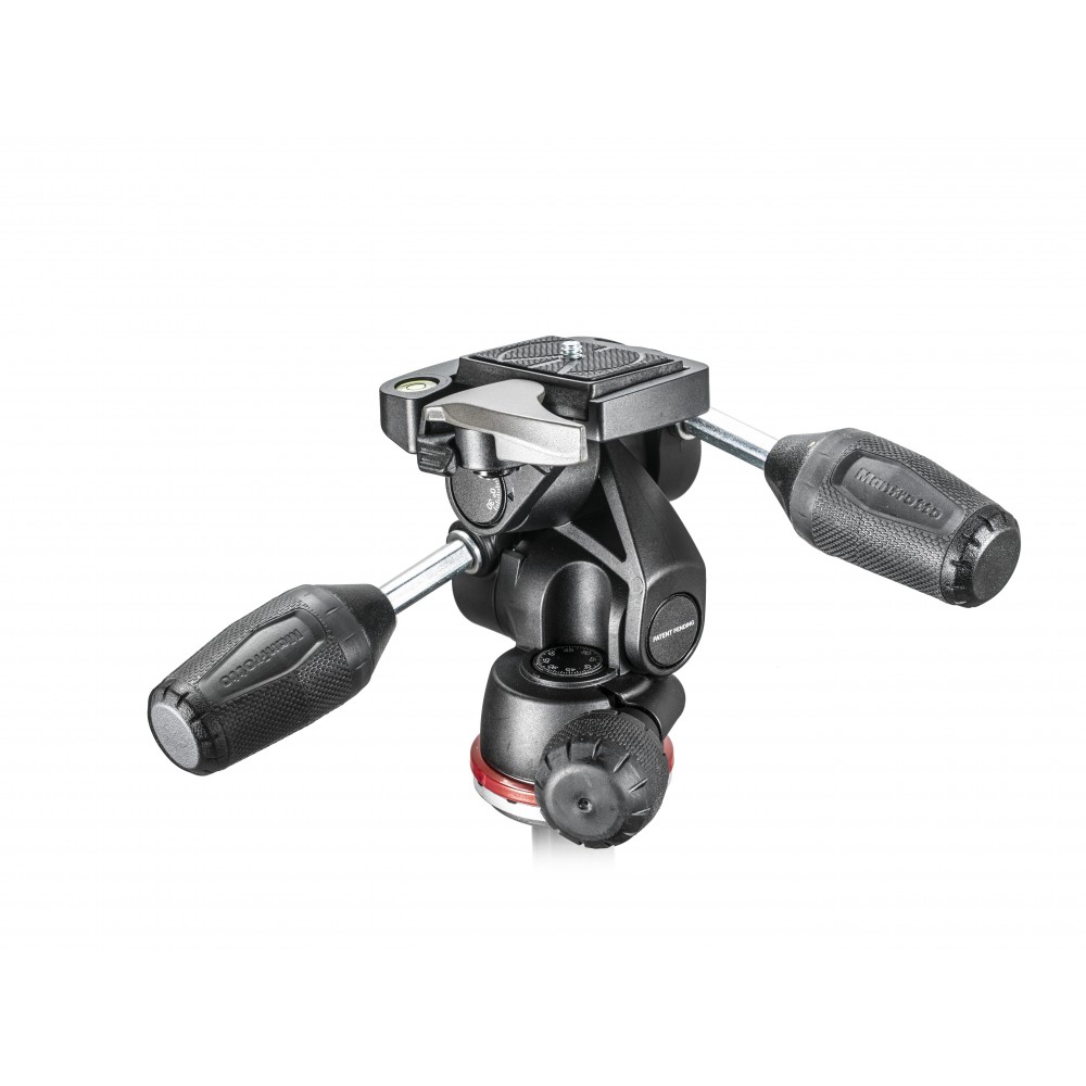 3 Way Tripod Head Mark II in Adapto with retractable levers Manfrotto - 
Independent axes control gives you perfect framing
Exte