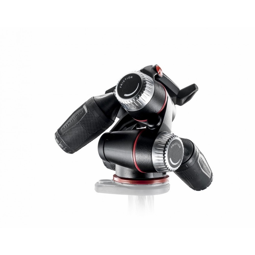 X-PRO 3-Way tripod head with retractable levers Manfrotto - 
Retractable levers for compactness and easy carrying
Friction contr