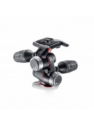 X-PRO 3-Way tripod head with retractable levers Manfrotto - 
Retractable levers for compactness and easy carrying
Friction contr