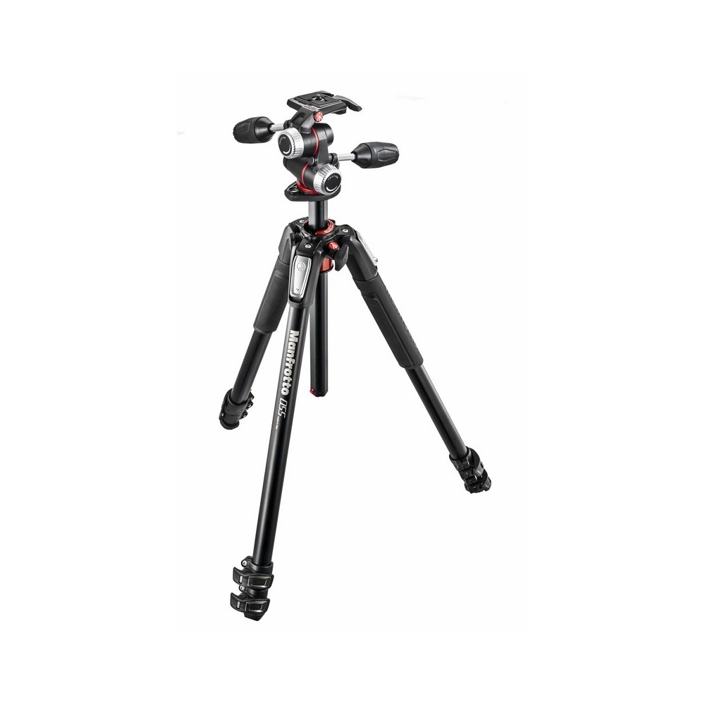 X-PRO 3-Way tripod head with retractable levers Manfrotto - 
Retractable levers for compactness and easy carrying
Friction contr