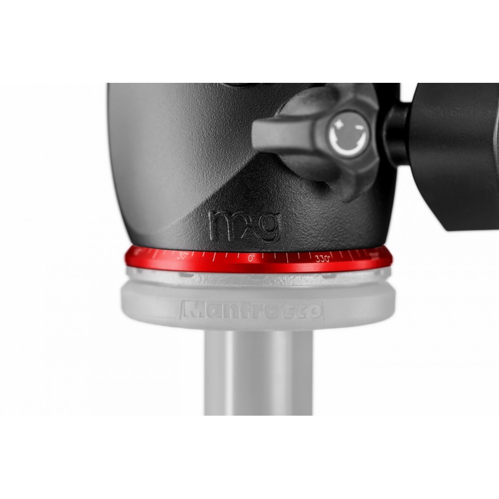 XPRO Ball Head in magnesium with 200PL plate Manfrotto - 
Triple locking mechanism for guaranteed precision
New polymer rings fo