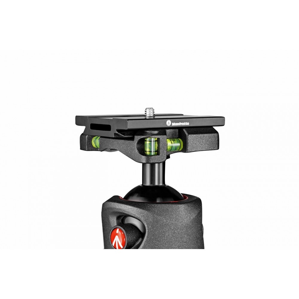 XPRO Magnesium Ball Head with Top Lock plate Manfrotto - 
Triple locking ensures precise shooting without drift
Grease-free and 