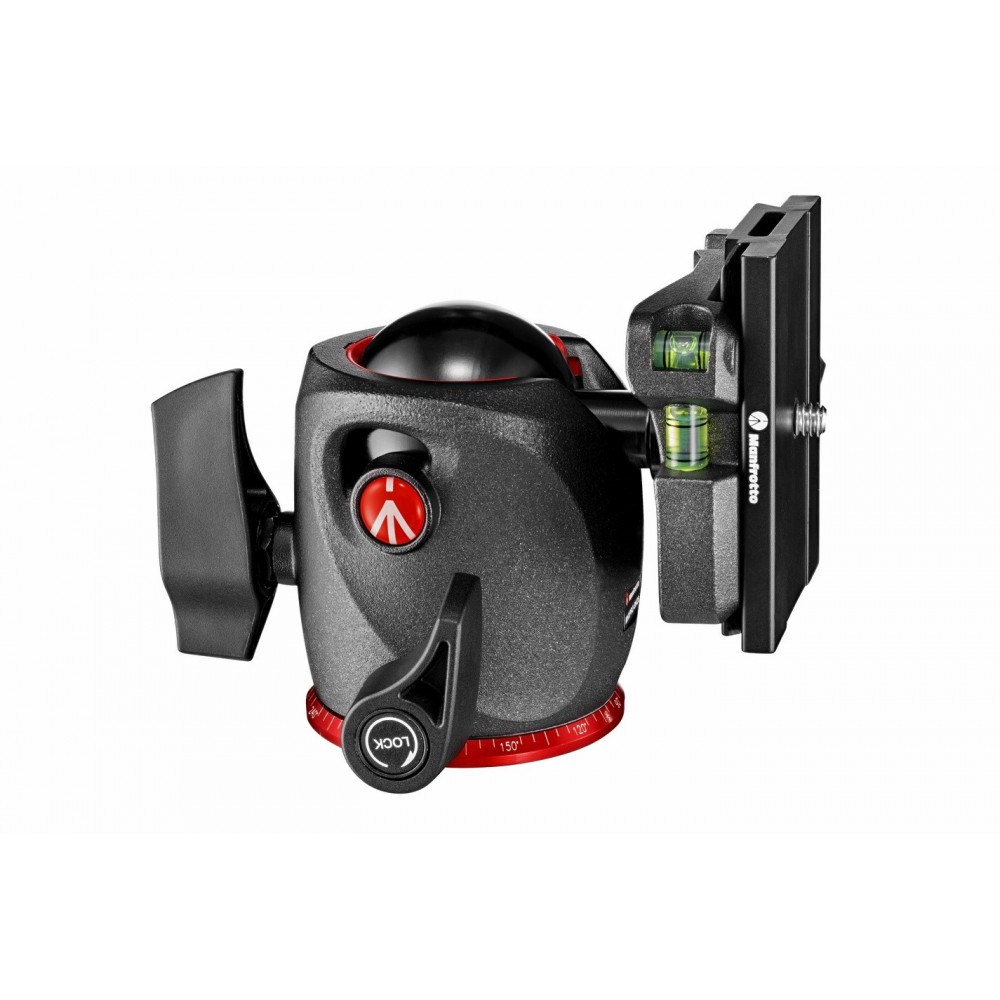 XPRO Magnesium Ball Head with Top Lock plate Manfrotto - 
Triple locking ensures precise shooting without drift
Grease-free and 