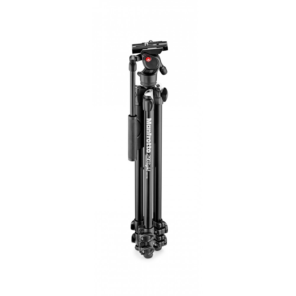 290 light aluminium tripod with befree live fluid video head Manfrotto - 
Flexible shooting with 2 leg angles
Durable aluminium 