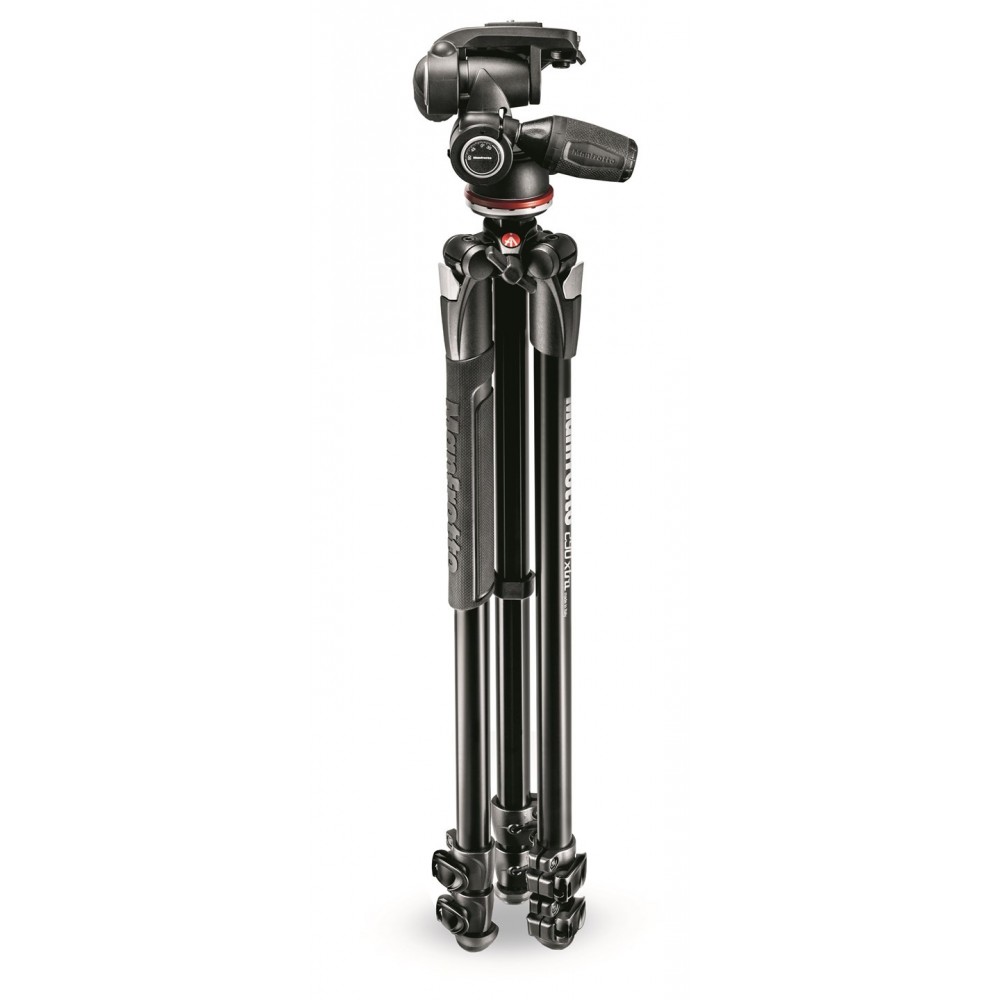 290 Xtra Aluminium 3-Section Tripod with Head Manfrotto - 
4 leg angle positions for total flexibility
Durable, adjustable alumi