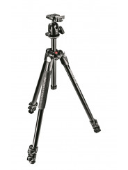 290 Xtra Aluminium 3-Section Tripod Kit with Ball Head Manfrotto - 
Full range of movement with 4 leg angle positions
Sturdy, ea