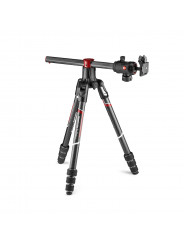 BEFREE GT XPRO Carbon kit Manfrotto - 
Dedicated to professional macro photographers
90° column mechanism built into the top cas