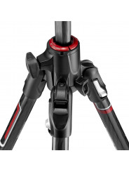 BEFREE GT XPRO Carbon kit Manfrotto - 
Dedicated to professional macro photographers
90° column mechanism built into the top cas