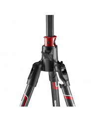 BEFREE GT XPRO Carbon kit Manfrotto - 
Dedicated to professional macro photographers
90° column mechanism built into the top cas