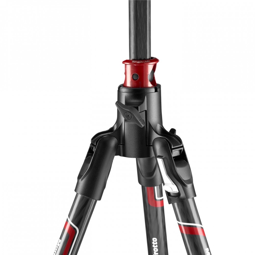 BEFREE GT XPRO Carbon kit Manfrotto - 
Dedicated to professional macro photographers
90° column mechanism built into the top cas