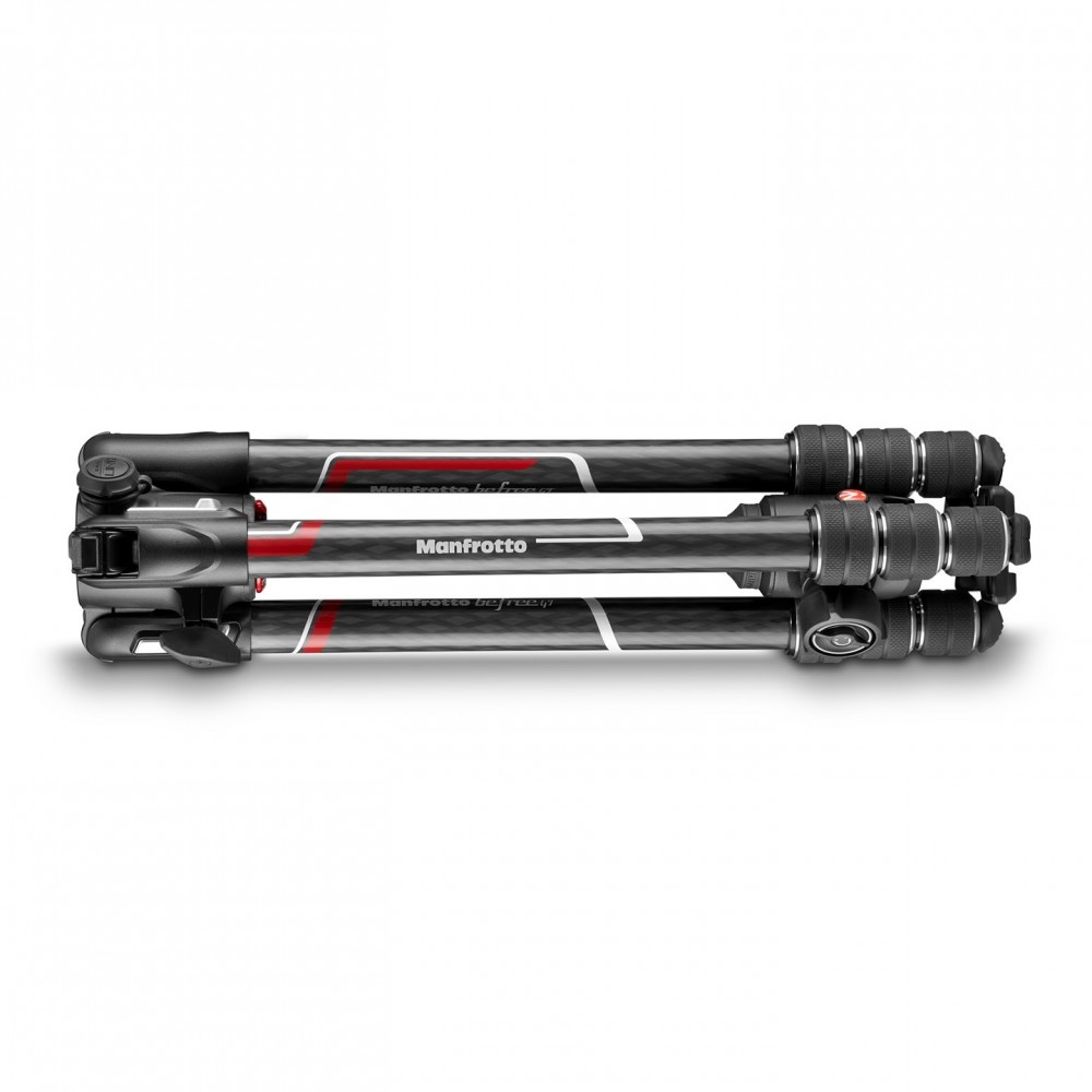 BEFREE GT XPRO Carbon kit Manfrotto - 
Dedicated to professional macro photographers
90° column mechanism built into the top cas