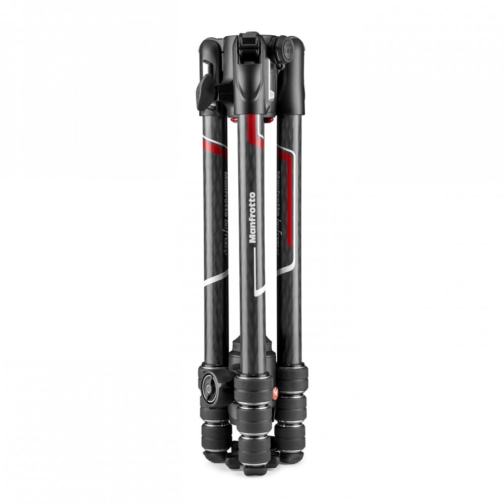 BEFREE GT XPRO Carbon kit Manfrotto - 
Dedicated to professional macro photographers
90° column mechanism built into the top cas