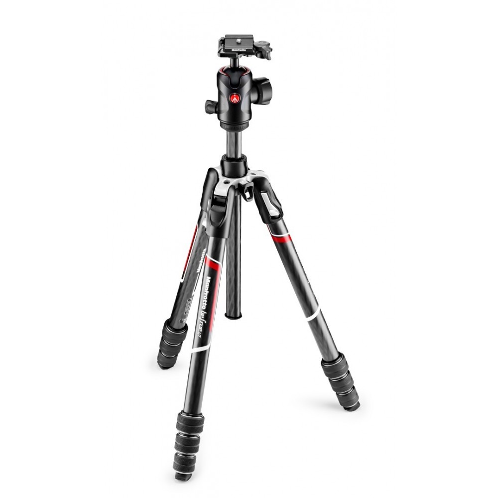 BEFREE GT Carbon kit Manfrotto - 
Professional Travel Tripod kit Carbon
Superior performance with maximum lightness
New M-lock s