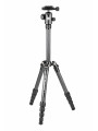 Element Traveler Small Carbon black tripod Manfrotto - 
Carbon Fiber construction for great lightness
Telescopic column for comp