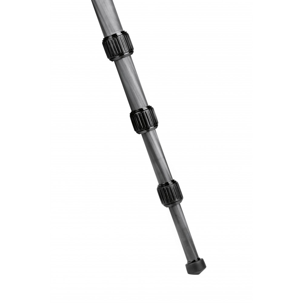 Element Traveler Small Carbon black tripod Manfrotto - 
Carbon Fiber construction for great lightness
Telescopic column for comp