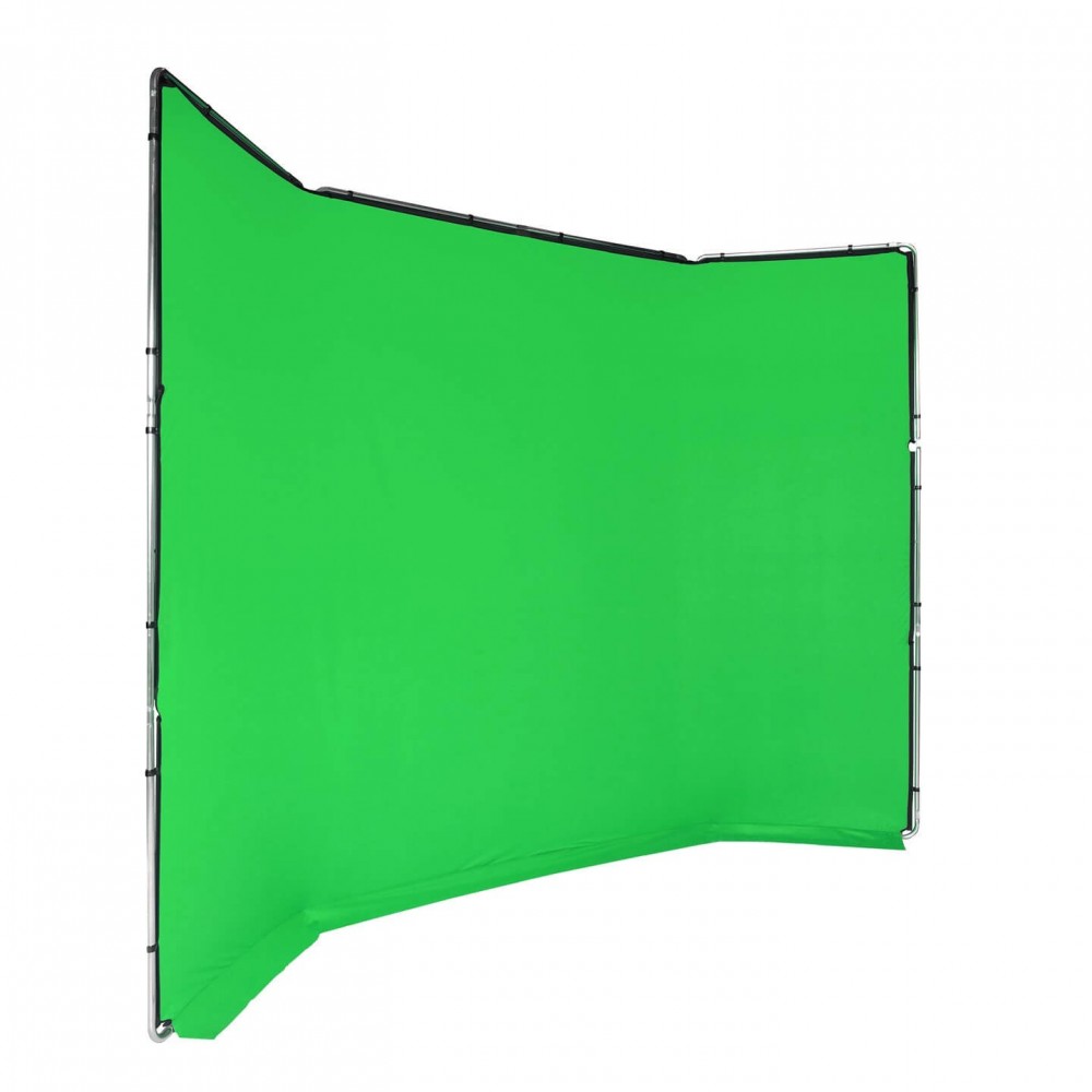 Chroma Key FX 4x2,9m Hintergrund-Kit Grün Manfrotto - Das größte wiederverwendbare All-in-One-Chroma-Key-Hintergrundkit Ultrasch