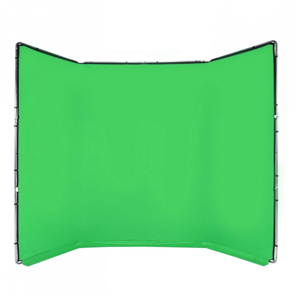 Chroma Key FX 4x2,9m Hintergrund-Kit Grün Manfrotto - Das größte wiederverwendbare All-in-One-Chroma-Key-Hintergrundkit Ultrasch