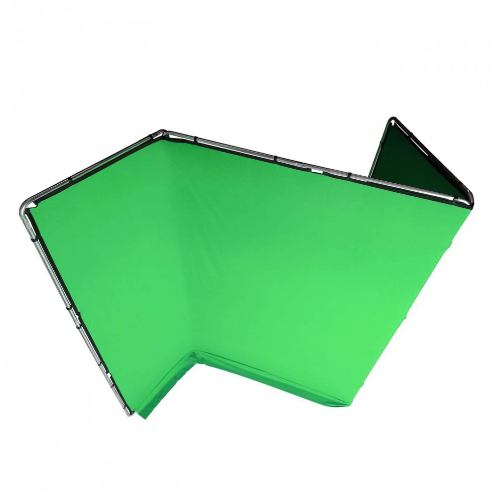 Chroma Key FX 4x2,9m Hintergrund-Kit Grün Manfrotto - Das größte wiederverwendbare All-in-One-Chroma-Key-Hintergrundkit Ultrasch