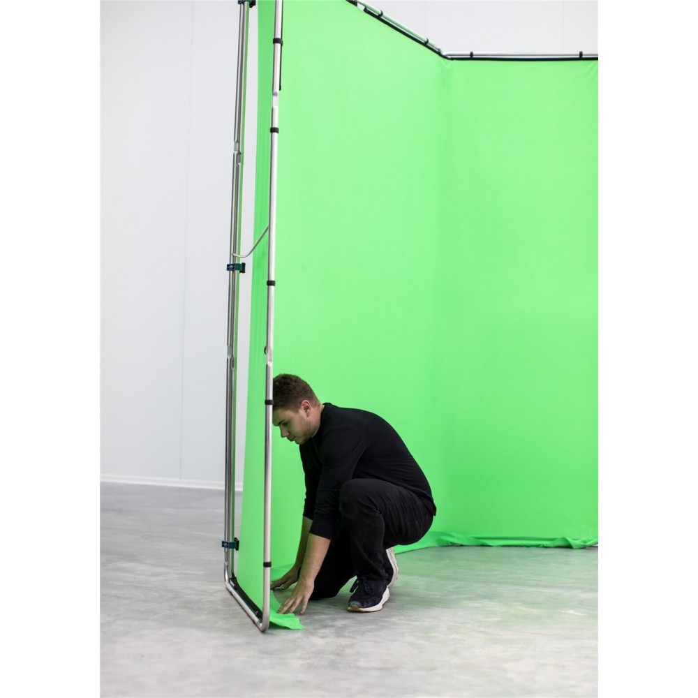 Chroma Key FX 4x2,9m Hintergrund-Kit Grün Manfrotto - Das größte wiederverwendbare All-in-One-Chroma-Key-Hintergrundkit Ultrasch