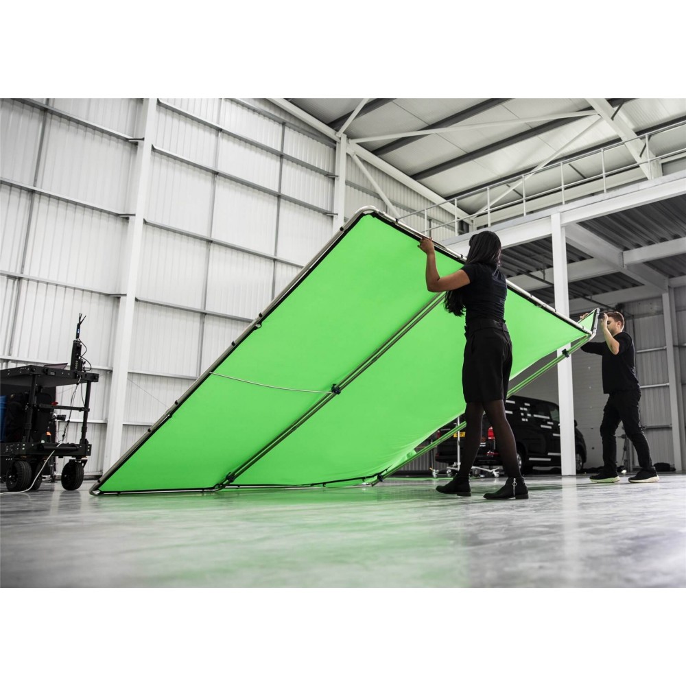 Chroma Key FX 4x2,9m Hintergrund-Kit Grün Manfrotto - Das größte wiederverwendbare All-in-One-Chroma-Key-Hintergrundkit Ultrasch