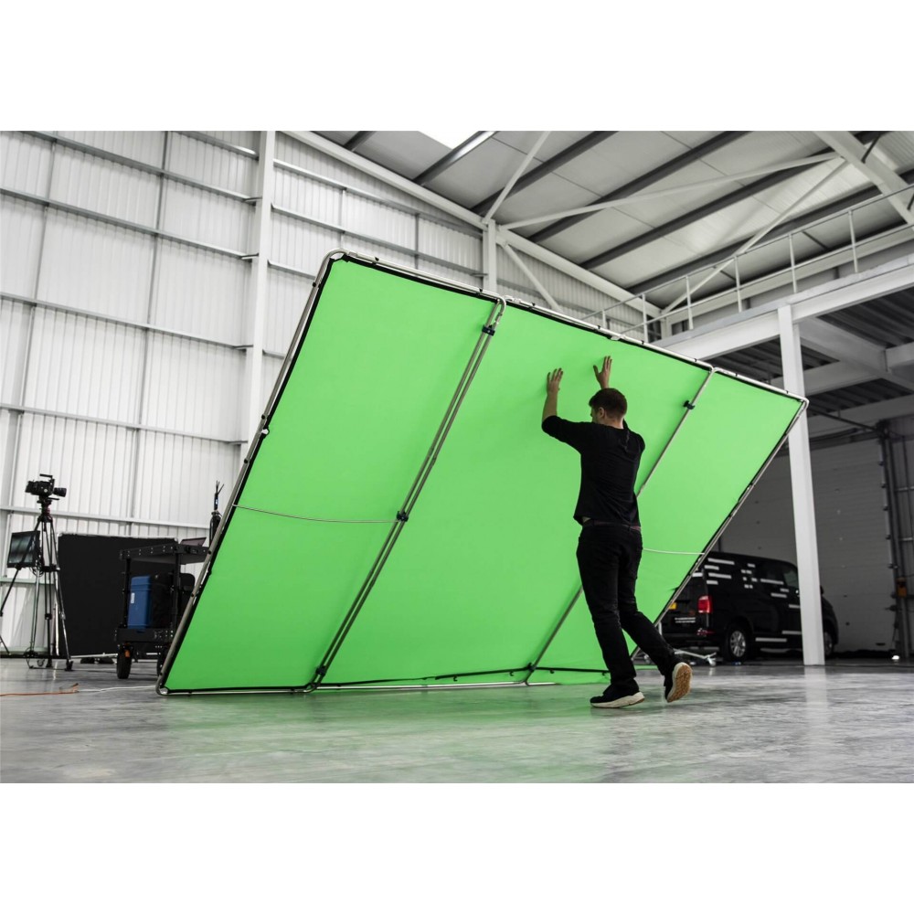 Chroma Key FX 4x2,9m Hintergrund-Kit Grün Manfrotto - Das größte wiederverwendbare All-in-One-Chroma-Key-Hintergrundkit Ultrasch
