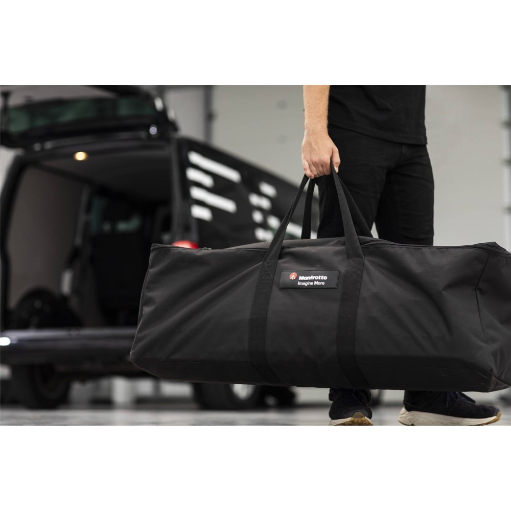 Chroma Key FX 4x2,9m Hintergrund-Kit Grün Manfrotto - Das größte wiederverwendbare All-in-One-Chroma-Key-Hintergrundkit Ultrasch