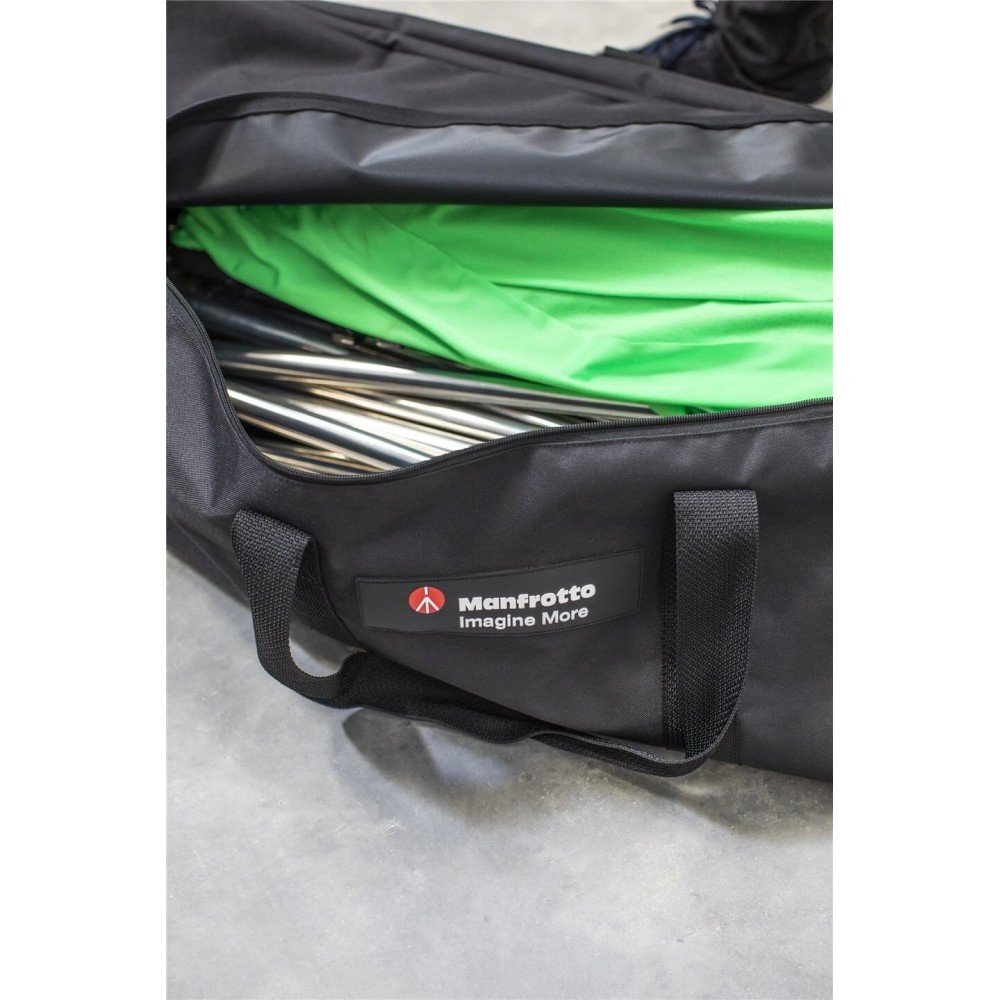 Chroma Key FX 4x2,9m Hintergrund-Kit Grün Manfrotto - Das größte wiederverwendbare All-in-One-Chroma-Key-Hintergrundkit Ultrasch