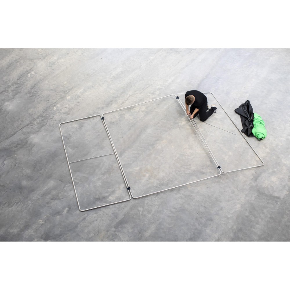 Chroma Key FX 4x2,9m Hintergrund-Kit Grün Manfrotto - Das größte wiederverwendbare All-in-One-Chroma-Key-Hintergrundkit Ultrasch