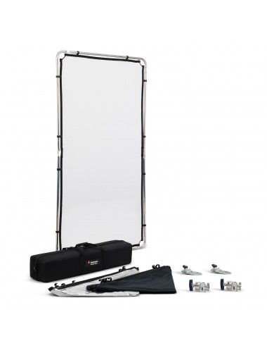 Pro Scrim All In One Kit 1,1 x 2 m Medium Manfrotto - Entwickelt, um die Fantasie kreativer Bildermacher zu fesseln Leichtes All