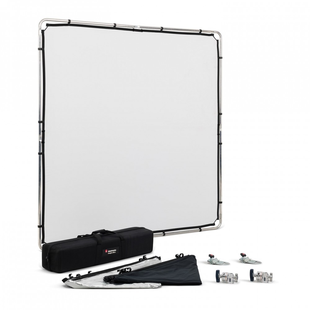 Pro Scrim All-in-One-Kit 2 x 2 groß Manfrotto - Pro Scrim Entwickelt, um die Fantasie kreativer Bildermacher zu fesseln Leichtes