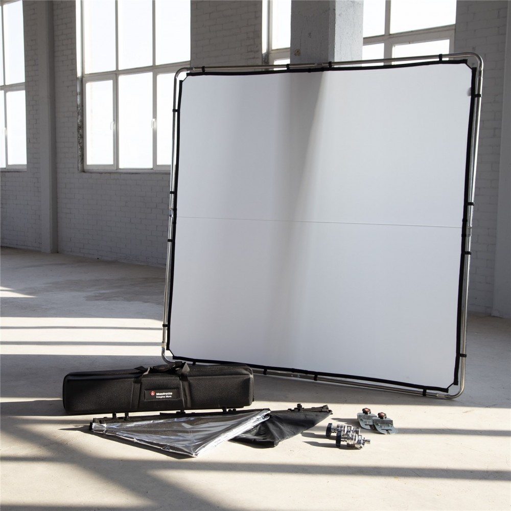 Pro Scrim All In One Kit 2 x 2 Large Manfrotto - Pro Scrim

Built to capture the imagination of creative imagemakers
Lightweight