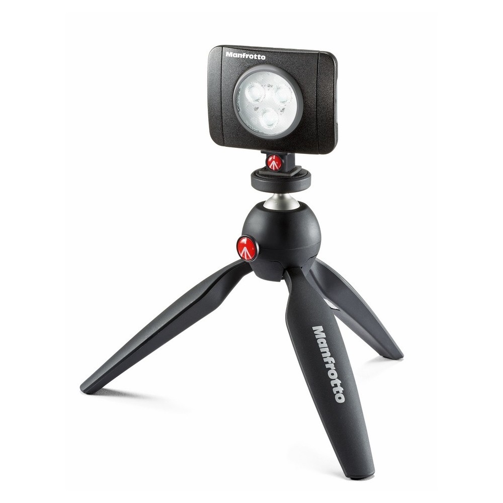 LED Light Lumimuse 3 LED black, multipurpose function (Outlet) Manfrotto - 
Post exposure, traces of use
3 bright LED lights pro