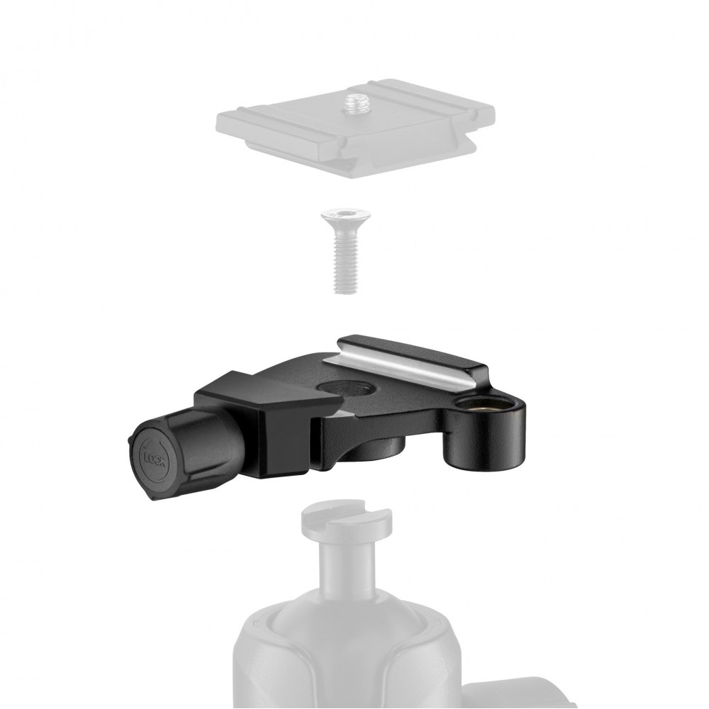 Arca-Swiss Q6 Adapter für Kugelköpfe und Befree Manfrotto -  2