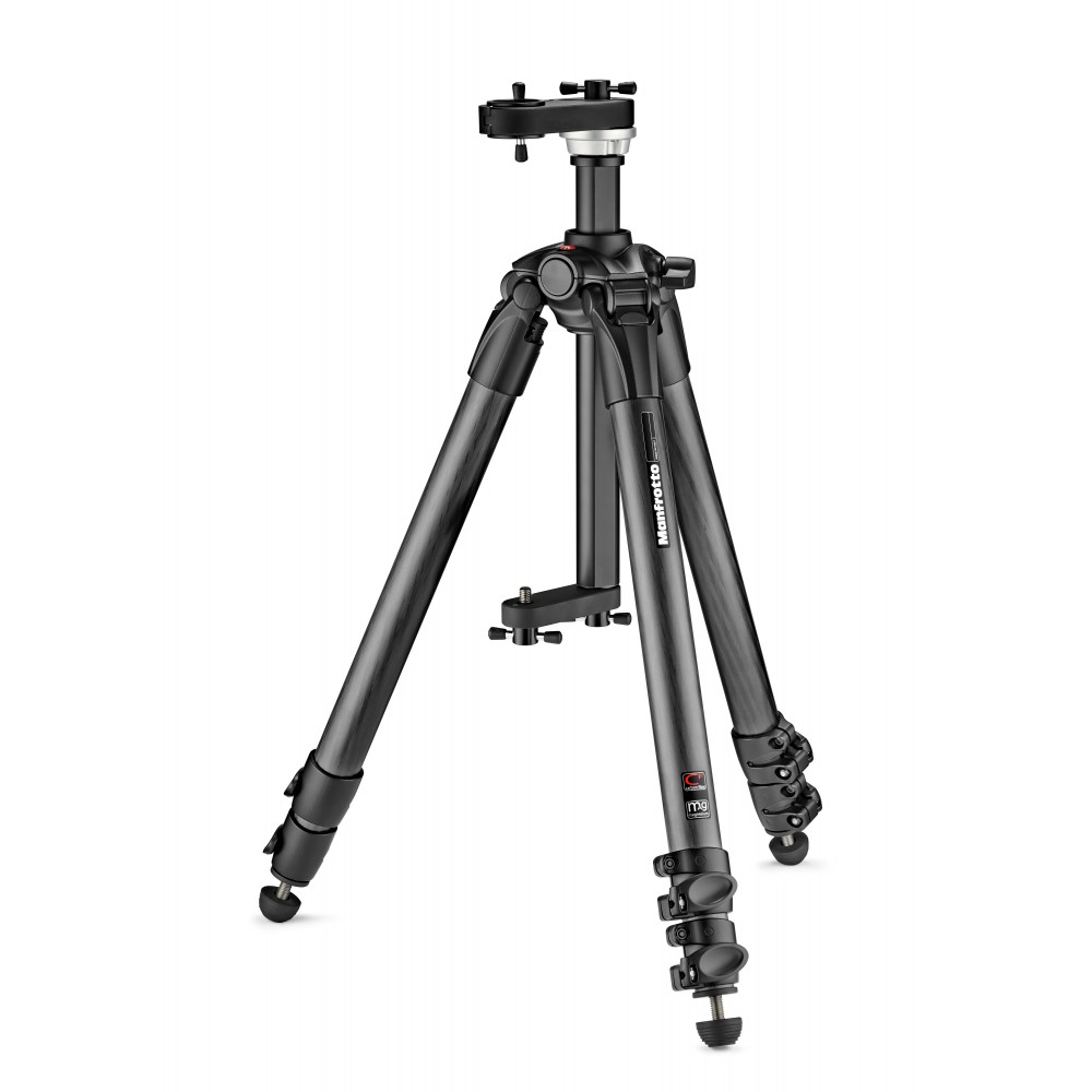 VR 360 Carbon tripod 3 sections with a socket for a projection Manfrotto -  1